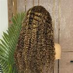 Shades of Brown Deep Wave Frontal Wig